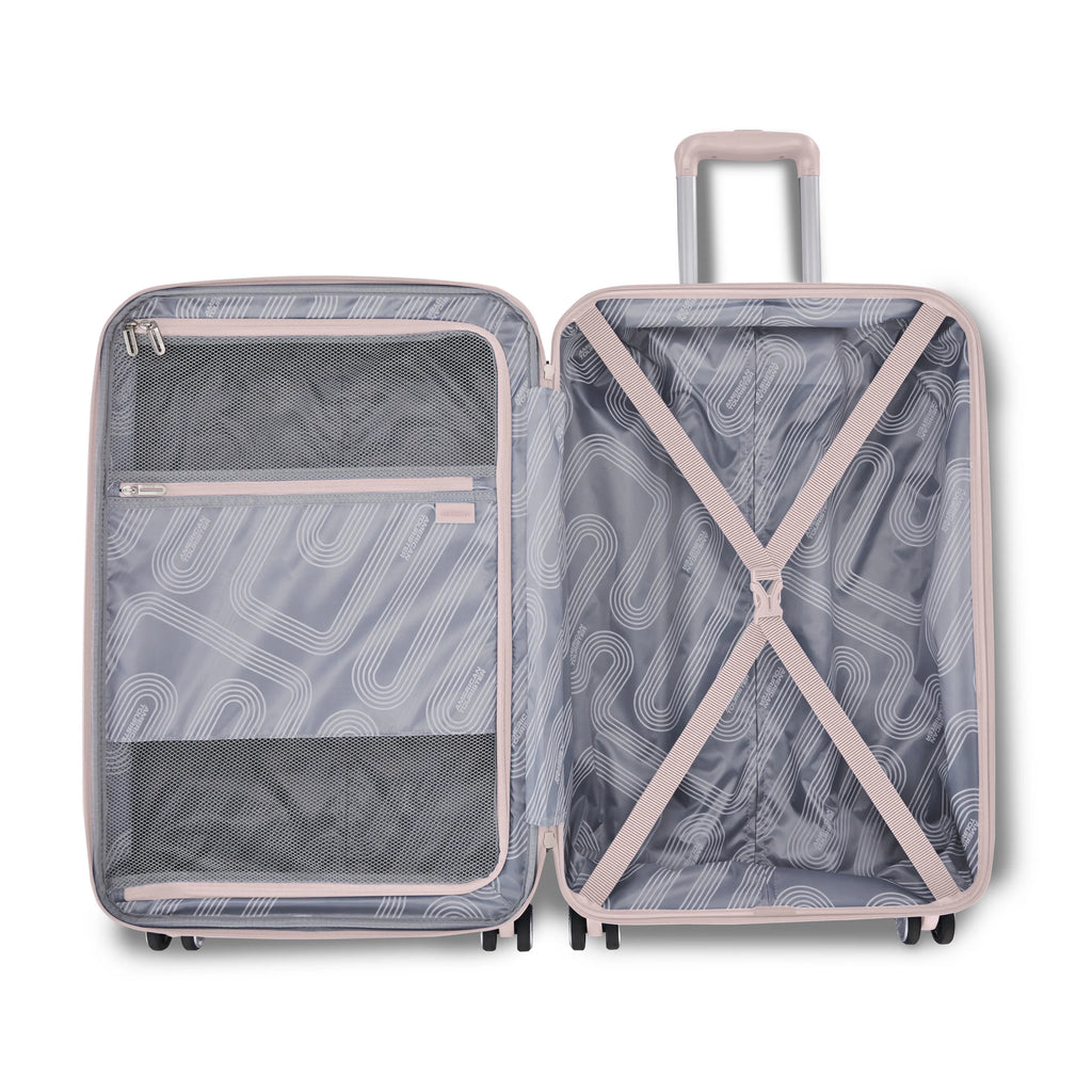 American Tourister Stratum 3.0 Carry-On Hardside Suitcase with Spinner Wheels - Pink Blush