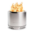 Solo Stove Bonfire 2.0 with Stand, Smokeless Fire Pit | Wood Burning Fireplaces W/ Removable Ash Pan, Portable Outdoor Firepit - for Camping, Stainless Steel, H: 16.75 in x Dia: 19.5 in, 25.1 lbs