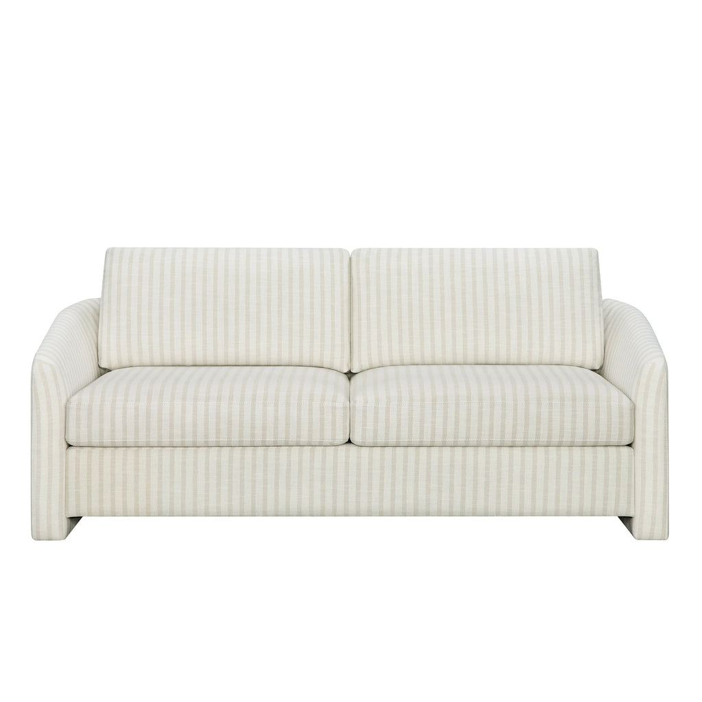 Beautiful Drew 72.2" Sofa by Drew Barrymore for Adults, Striped Linen