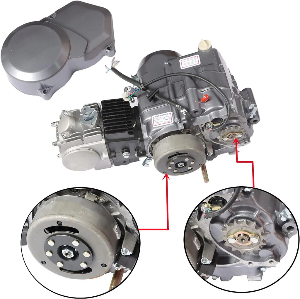 ALL-CARB 125cc 4 Stroke Engine Motor Kit Dirt Pit Bike For Honda CRF50 XR50 Z50