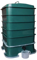 TiaGOC Plus 5-Tray Worm Compost Bin �C Easy Setup and Sustainable Design