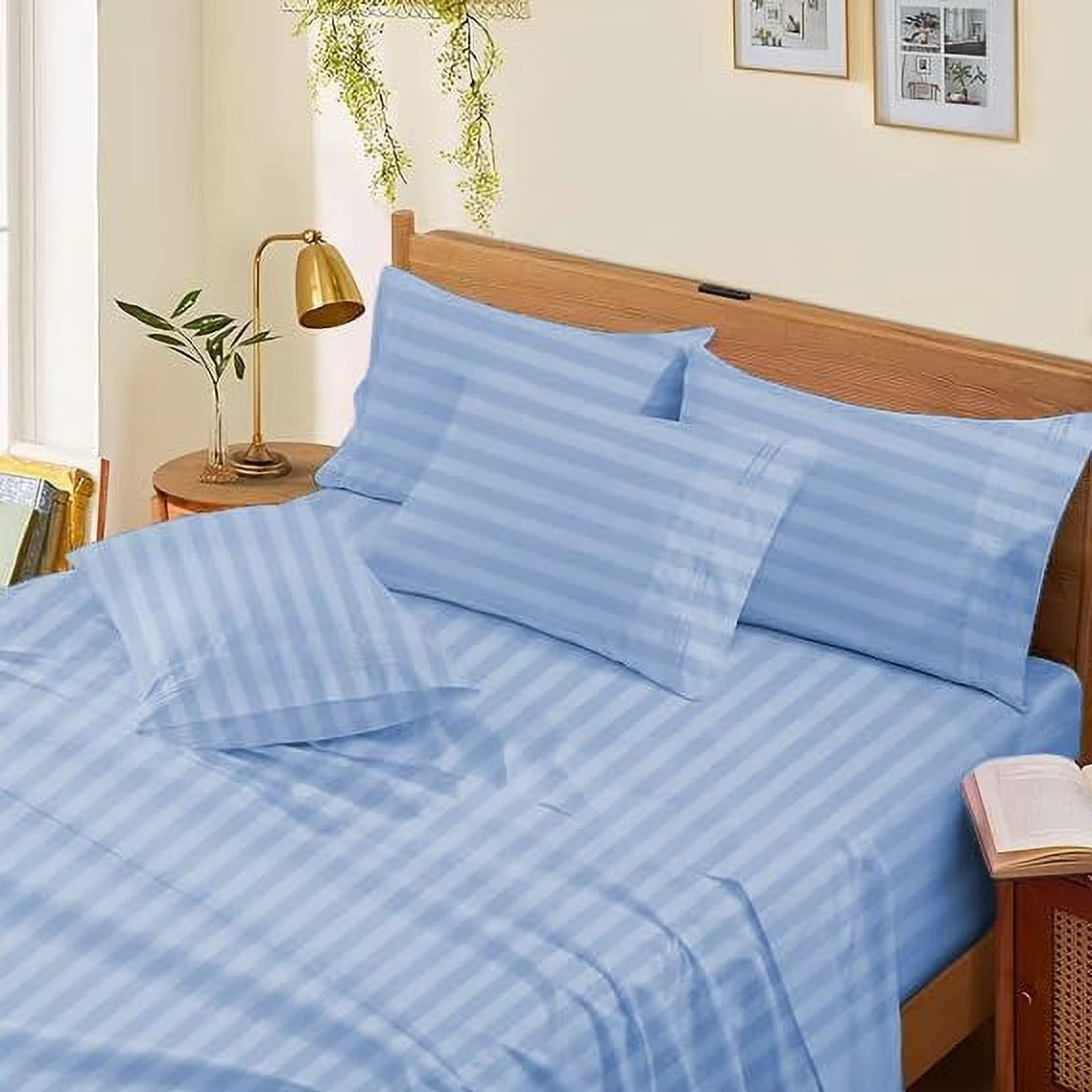 1000 Thread Count 4-Piece 100% Egyptian Cotton Bed Sheets Luxury Hotel Sheets Fits Mattress Upto 21" Deep Pocket, Twin XL Size - Burgundy Solid
