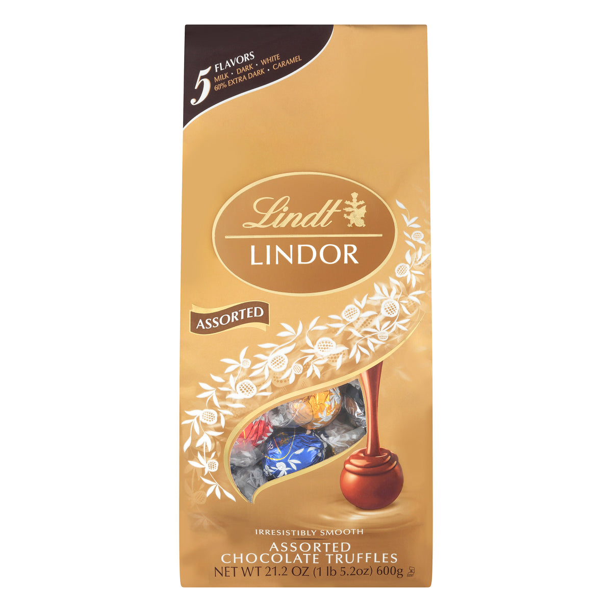 Lindt Lindor Chocolate Truffles, Assorted Flavors, 21.2 oz