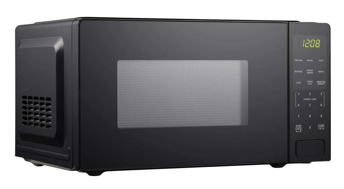 Mainstays 1.1 cu. ft. Countertop Microwave Oven, 1000 Watts, Black, New
