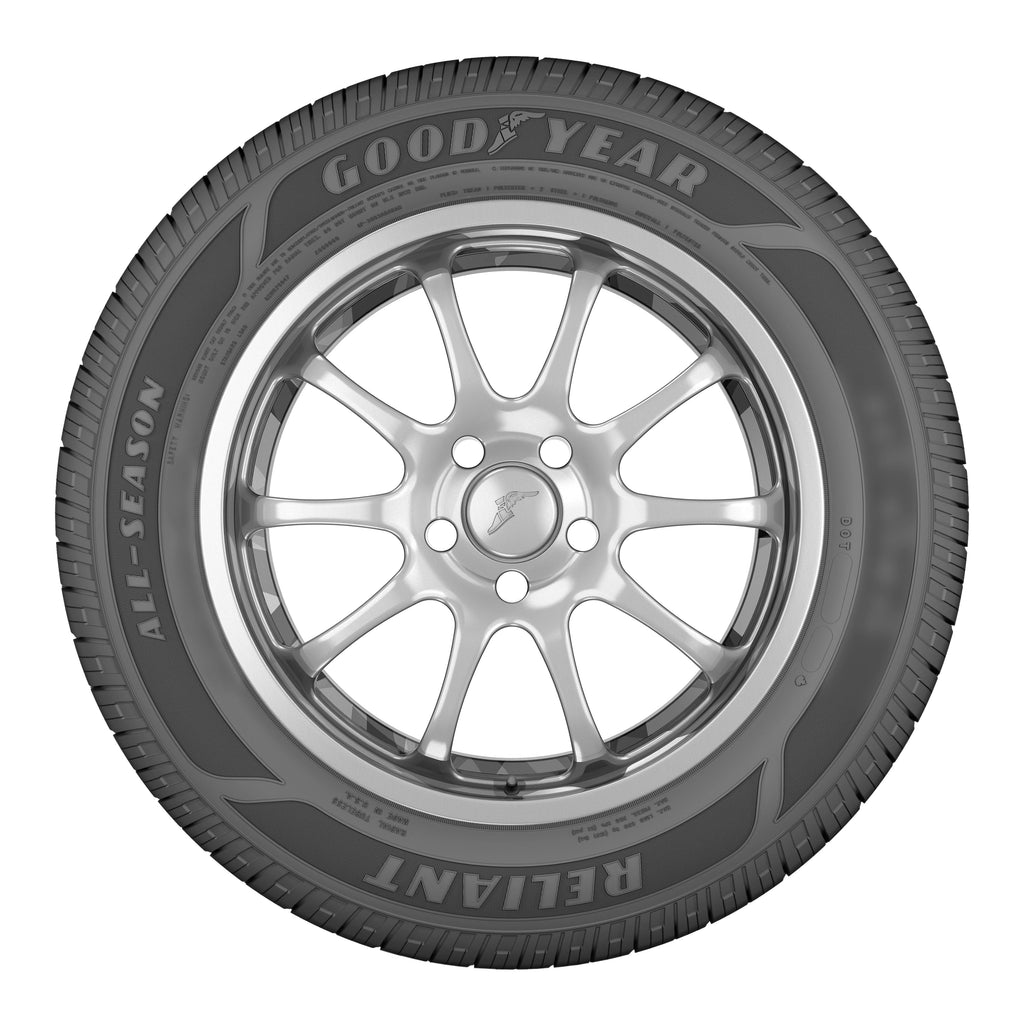 Goodyear Reliant All-Season 245/60R18 105V All-Season Tire Fits: 2011-19 Ford Explorer XLT, 2014-19 Toyota Highlander LE Plus