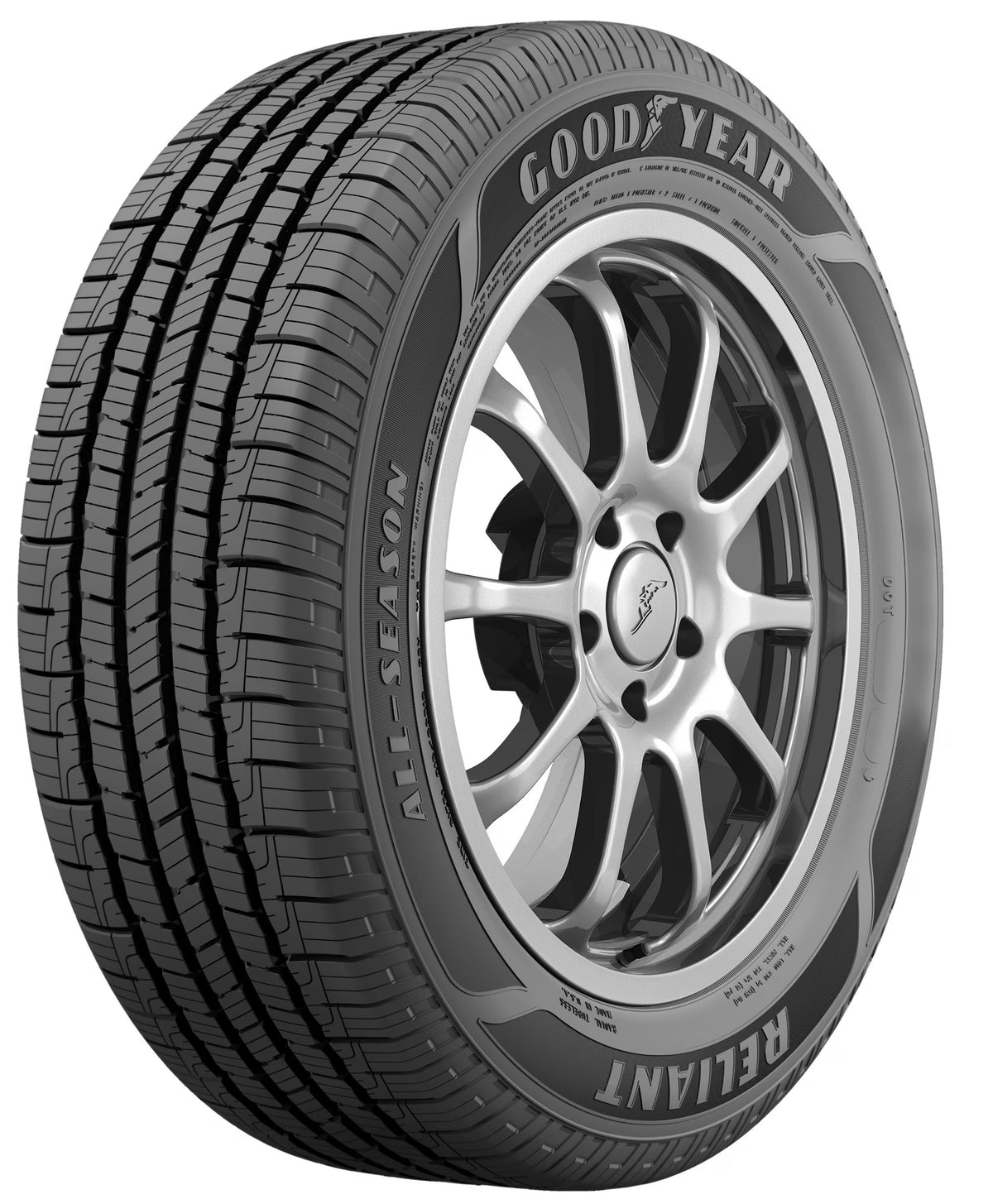 Goodyear Reliant All-Season 225/65R17 102H All-Season Tire Fits: 2018-23 Chevrolet Equinox LT, 2015-17 Subaru Outback 3.6R Touring