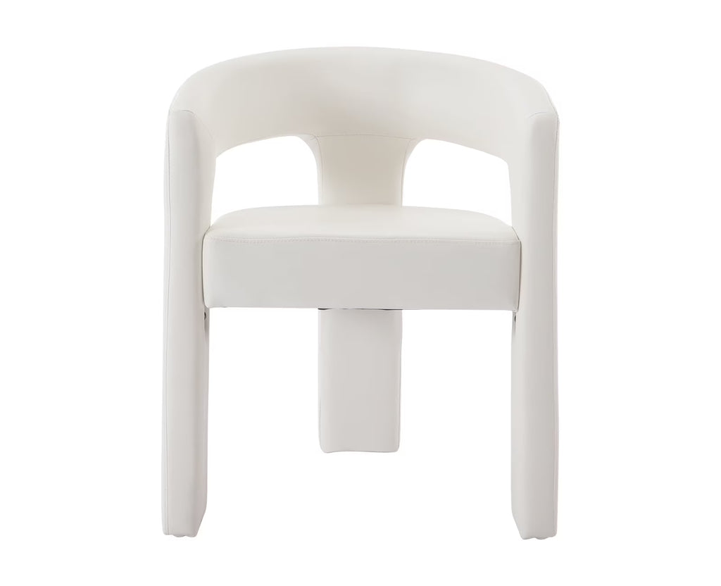 Guyou Modern Sherpa Upholstered Dining Chair, Cute Barrel Side Armchair Kitchen Chair with Armrests and Back for Living Room Dining Room Bedroom, Green