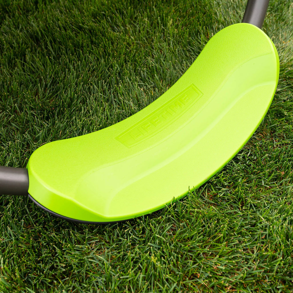 Lifetime Kid's Oval Metal Teeter Totter Seesaw, Lime Green (90993)