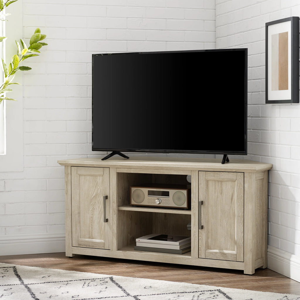 Crosley Furniture Camden 48" Corner Tv Stand Dark Walnut
