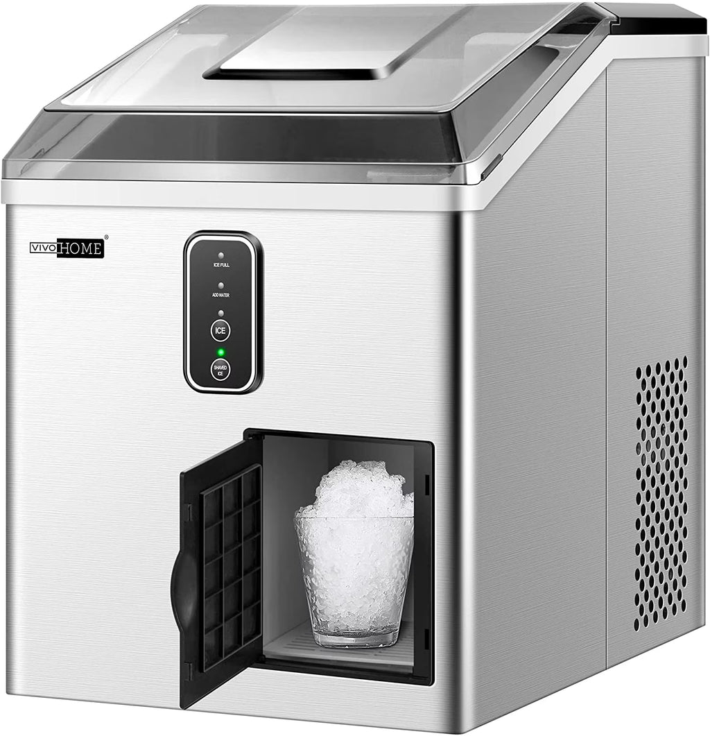 VIVOHOME 2 in 1 Countertop Ice Maker & Ice Shaver Machine, 33lbs/Day