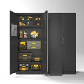 70 inches, Modern Kitchen Storage Cabinet, 6 Adjustable shelves Metal Storage Locker