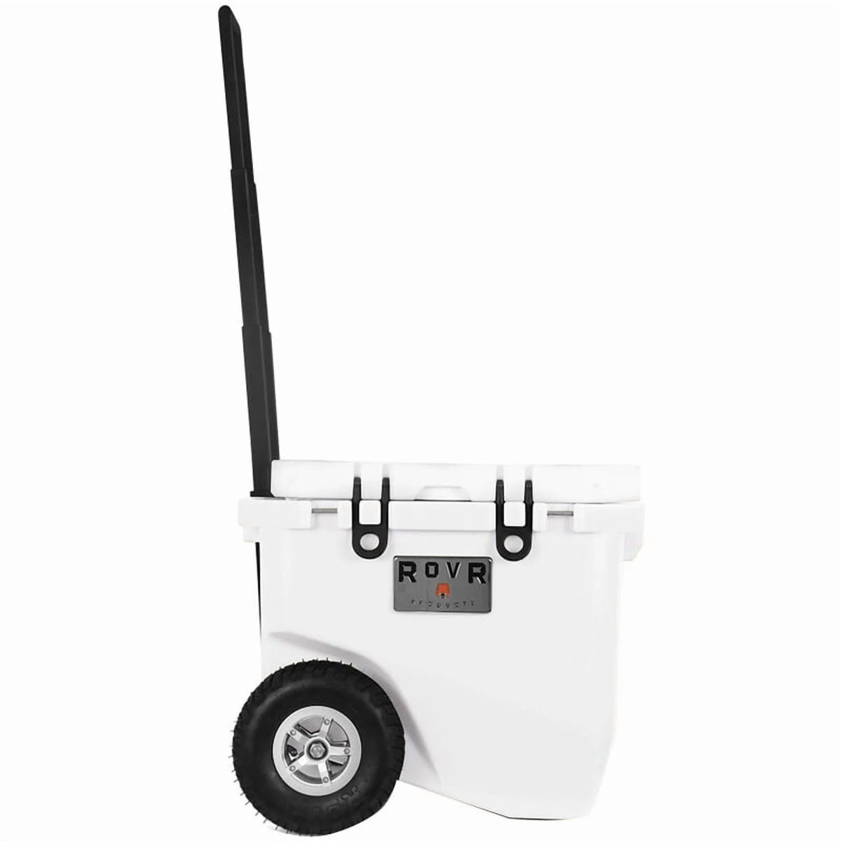 RovR RollR 45-Qt. Durable, All-Terrain Wheeled Cooler with Handle & Collapsible LandR Bin- For Beach, Camping and Outdoor Activities, Powder (45PROLLRWB)