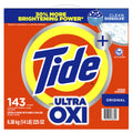 Tide Plus Ultra Oxi Powder Laundry Detergent, Original, 143 Loads, 225 oz