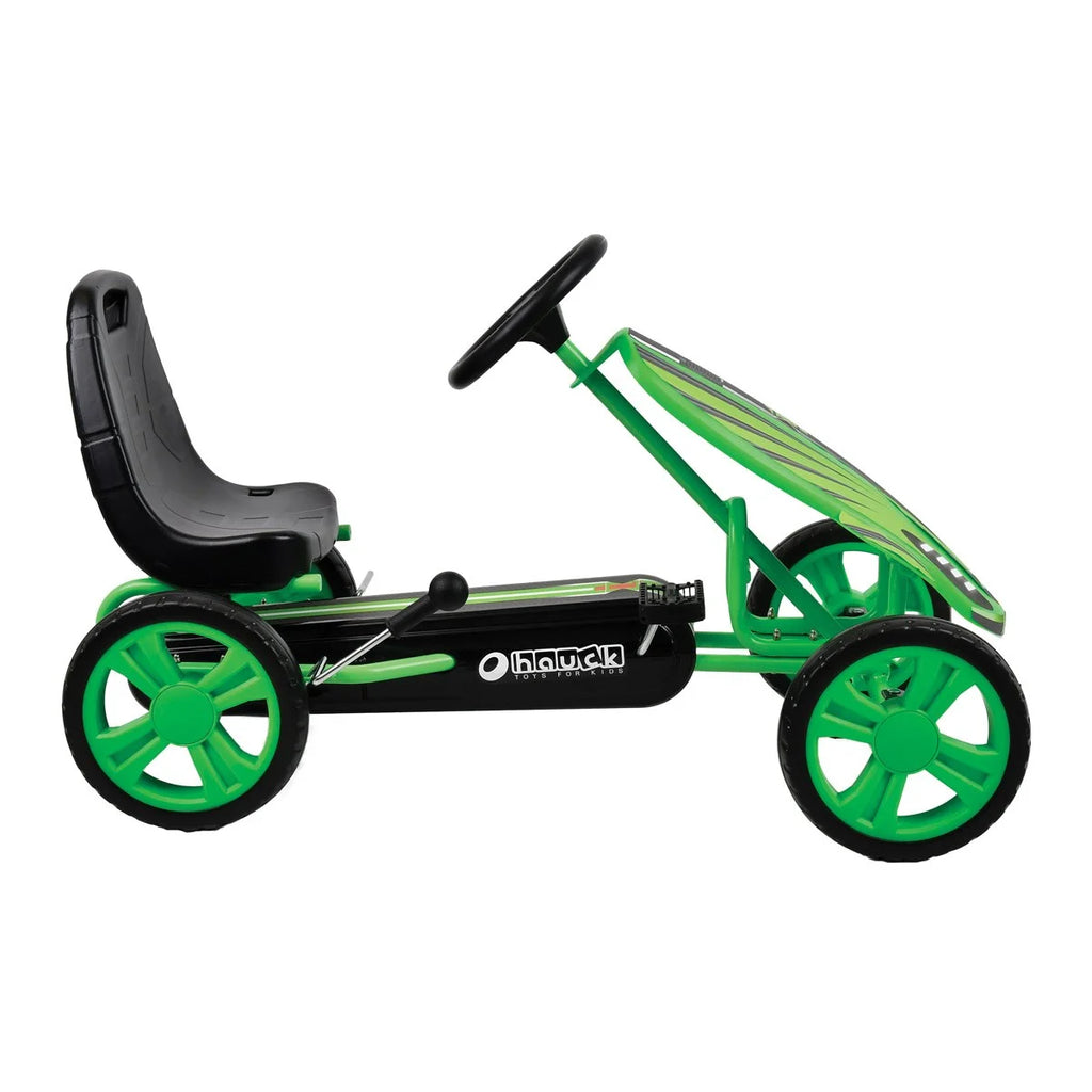 Hauck Speedster Pedal Go Kart w/ Adjustable Bucket Seat for Kids Ages 4 to 8, Fire Rescue