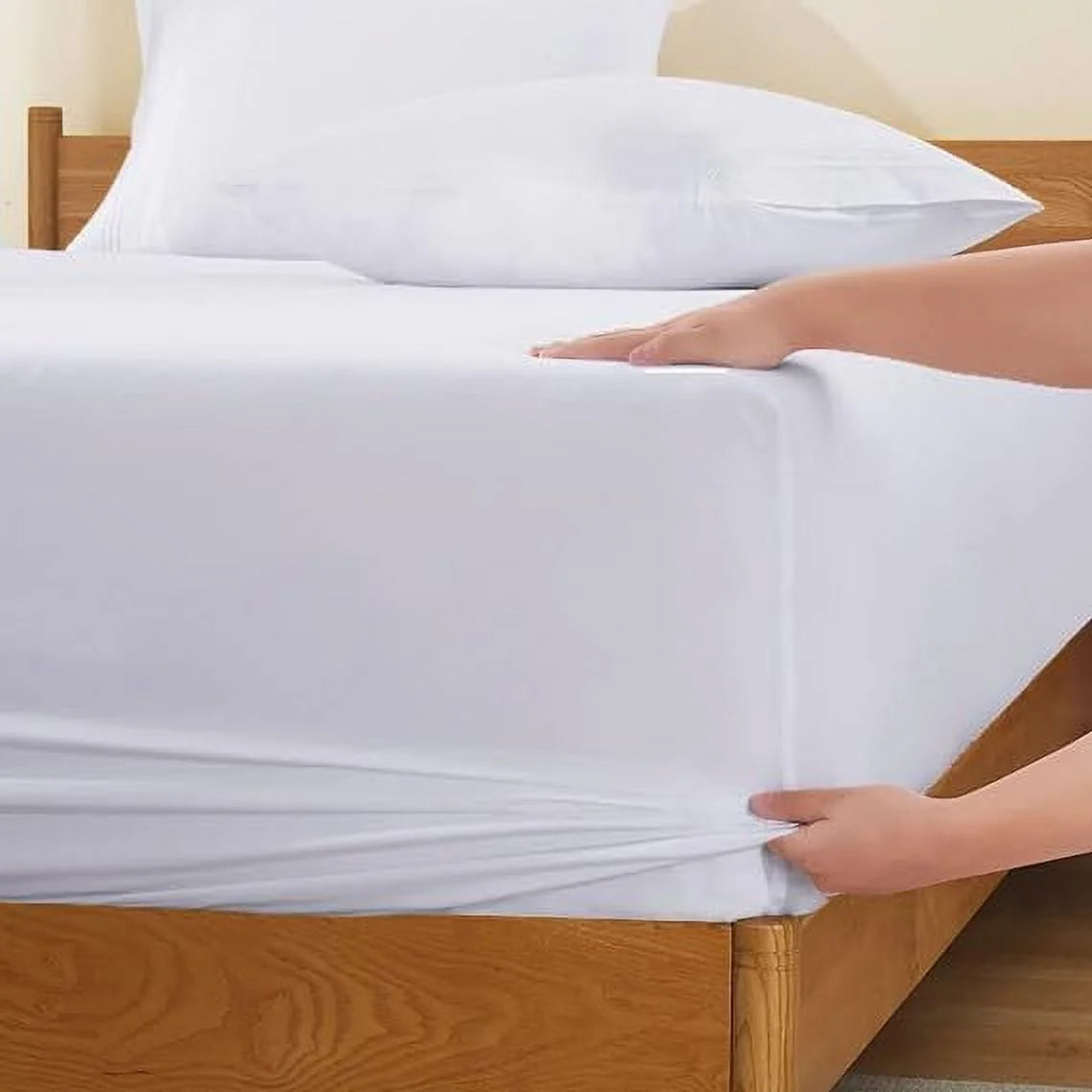 1000 Thread Count 4-Piece 100% Egyptian Cotton Bed Sheets Luxury Hotel Sheets Fits Mattress Upto 21" Deep Pocket, Twin XL Size - Burgundy Solid