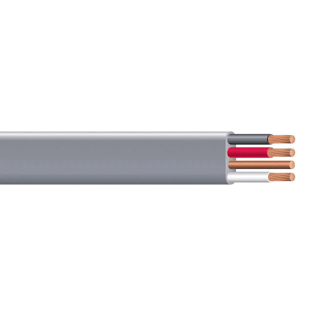 100' 8/3 UF-B Wire Copper Underground Feeder Cable With Ground Gray 600V