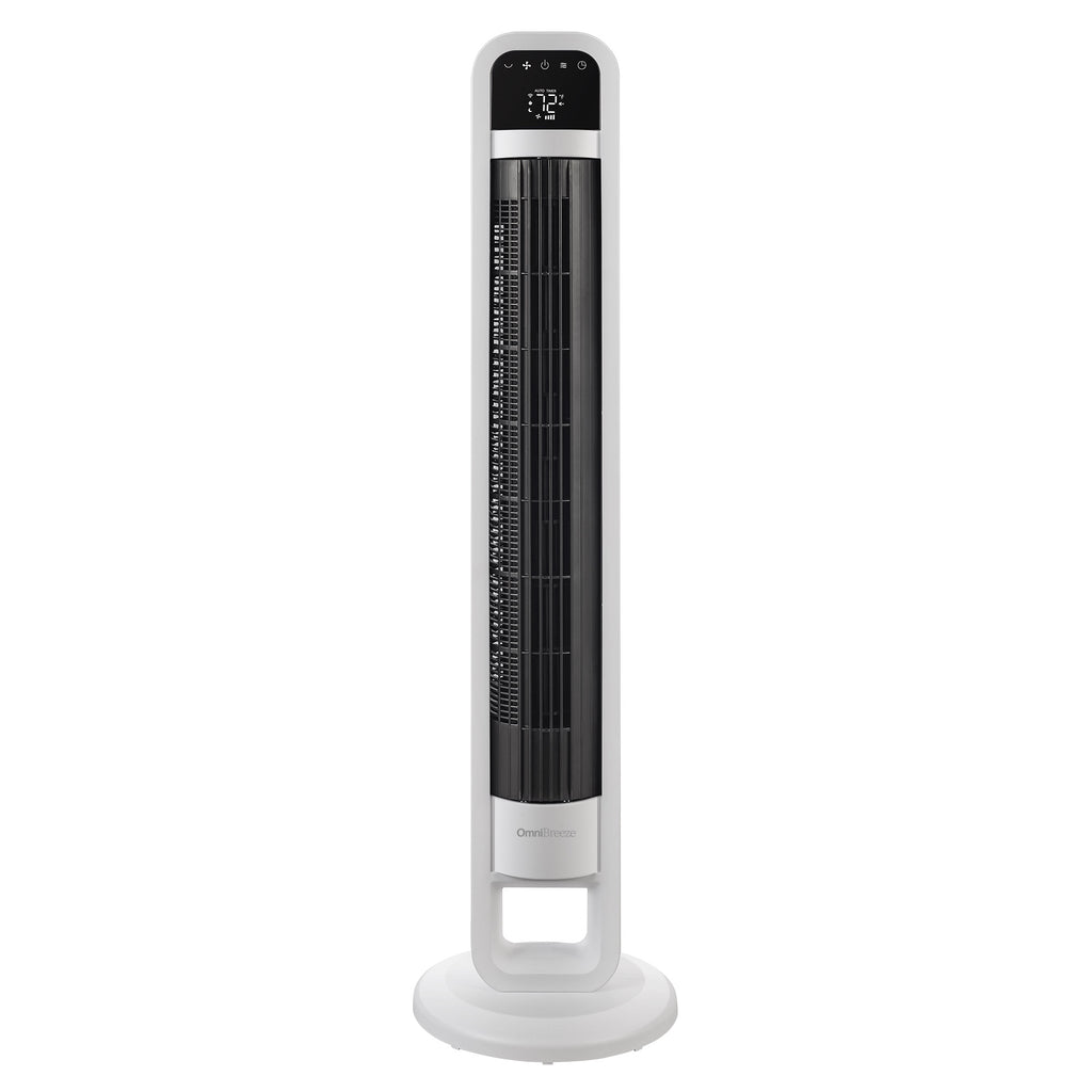 OmniBreeze Tower Fan with Internal Oscillation and Wi-Fi