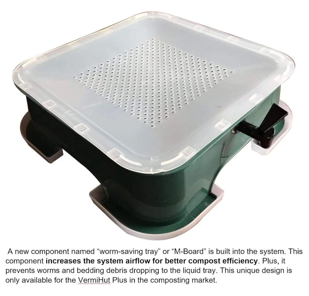 TiaGOC Plus 5-Tray Worm Compost Bin �C Easy Setup and Sustainable Design