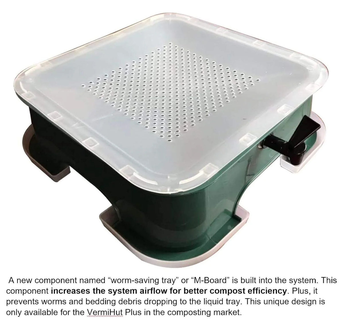 TiaGOC Plus 5-Tray Worm Compost Bin �C Easy Setup and Sustainable Design