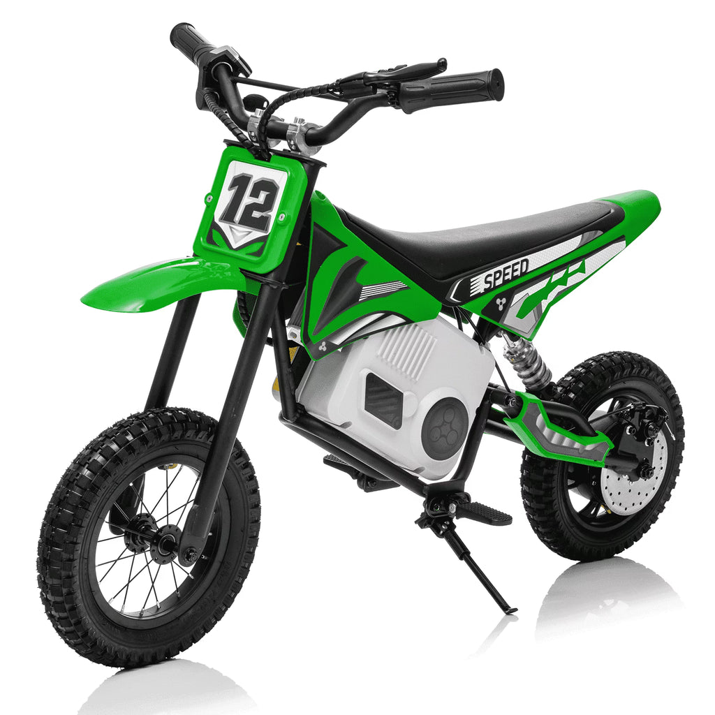 Kerry Yoo C11 36V Electric Dirt Bike for Kids 8-14, 350W Ride on Motorcycle, Electric Motorbike Teens,16 mph, High/Low Speeds-Red