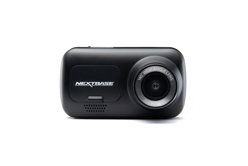 Nextbase 222X Compact Dual Dash Cam Front & Rear 2.5" HD IPS Screen, 1080p Full HD, 6 Layer Lens, Black, 0.17 lbs assembled.
