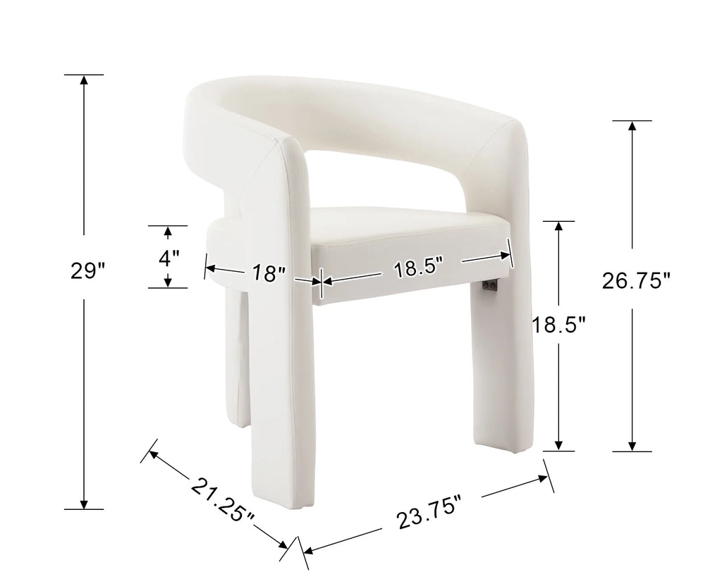 Guyou Modern Sherpa Upholstered Dining Chair, Cute Barrel Side Armchair Kitchen Chair with Armrests and Back for Living Room Dining Room Bedroom, Green