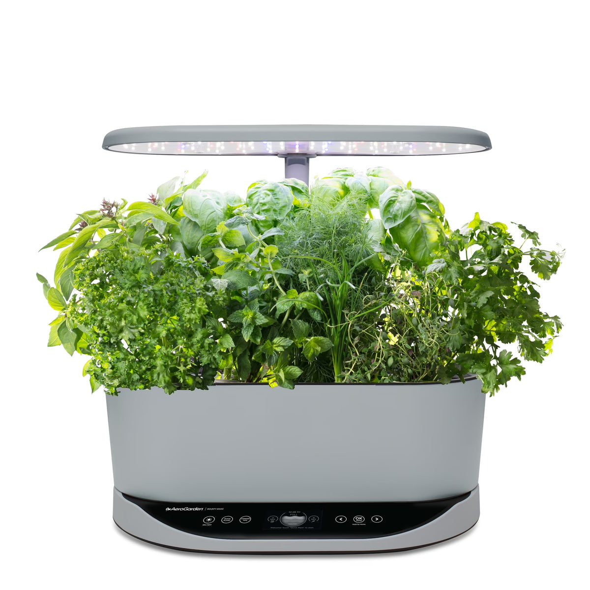 AeroGarden Bounty Basic - Indoor Garden with LED Grow Light, Black