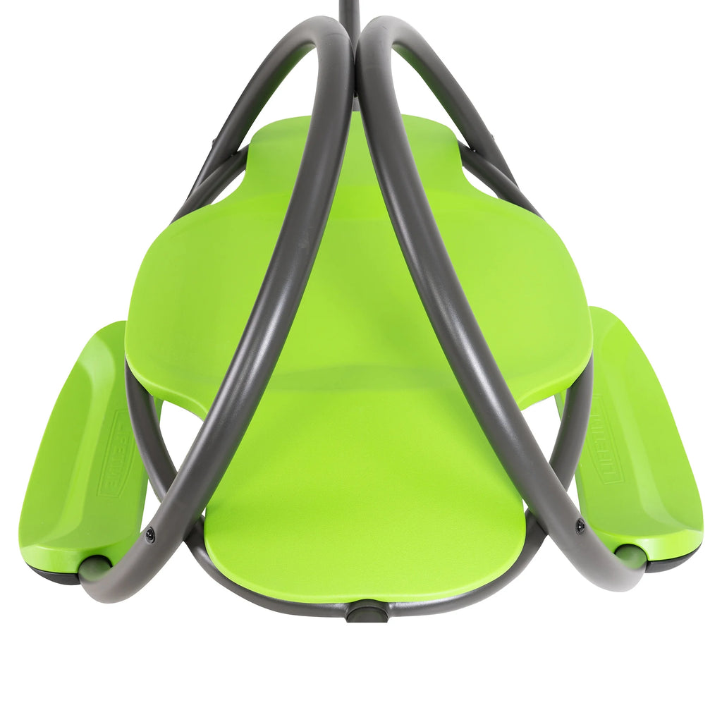 Lifetime Kid's Oval Metal Teeter Totter Seesaw, Lime Green (90993)