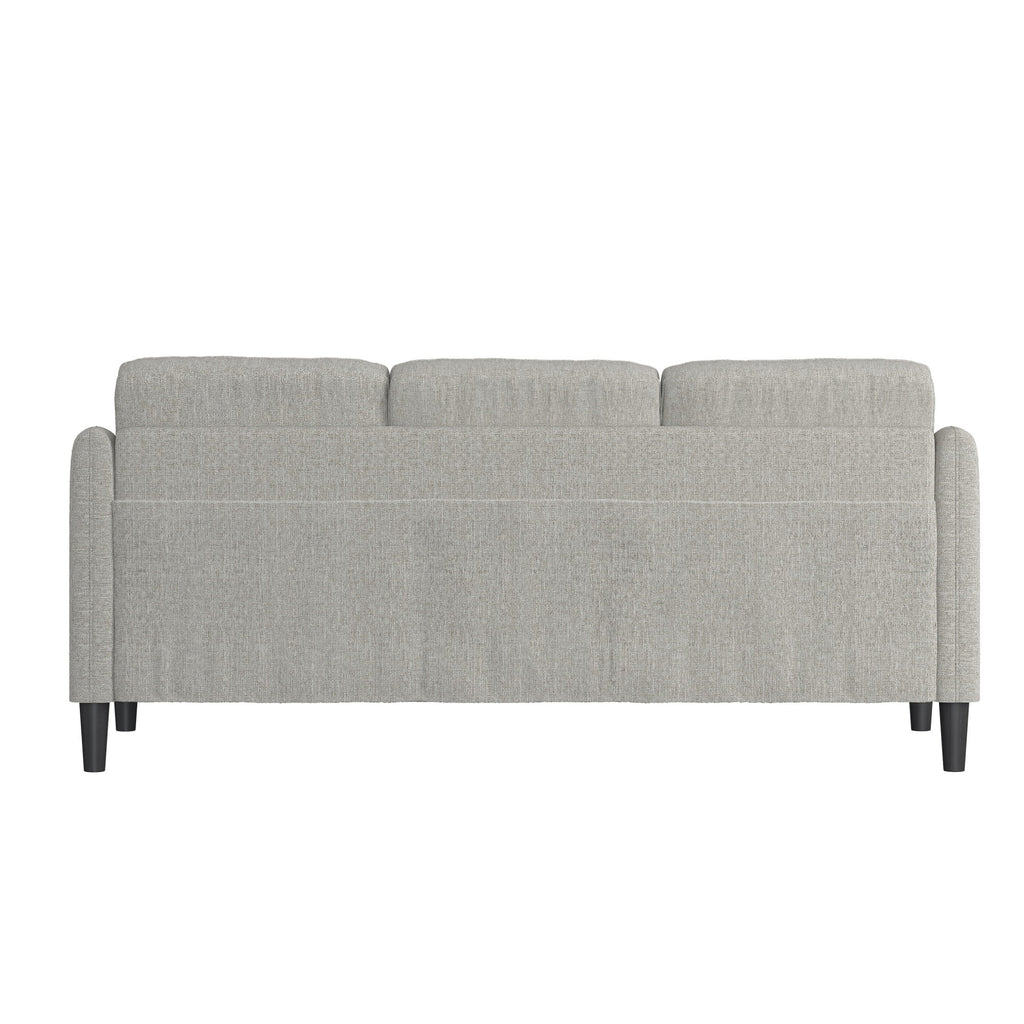 Mainstays Westley Swoop Arm Sofa, Burnt Orange