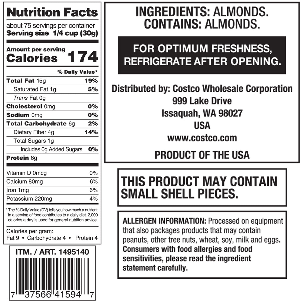 Almonds, 5 lbs
