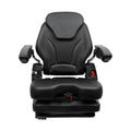 TICSEA Highback Bad Boy Tractor Mower Seat, Adjustable Backrest Headrest and Slide Rails Forklift seat, Adjustable Armrests Shock Absorber Heavy Duty for Excavator Harvester