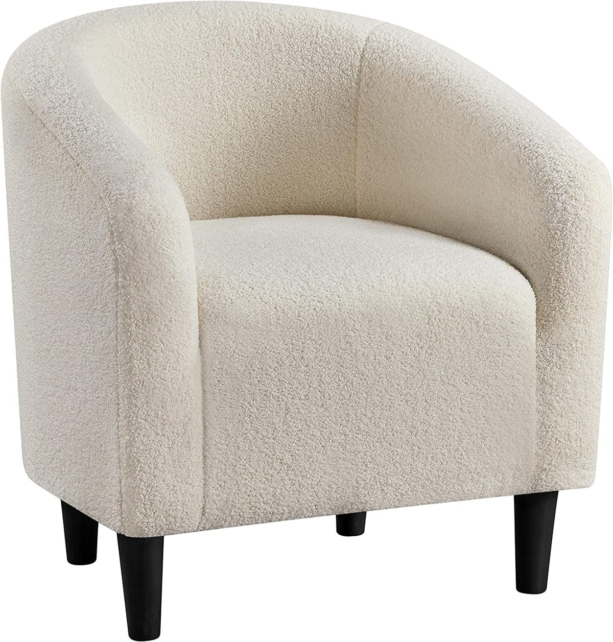 Club Chair, Velvet Accent Chair Upholstered Barrel Chair Sitting Chair with Armrest and Low Back for Living Room Bedroom, Pink
