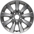 Remanufactured Machined and Painted Silver Aluminum Wheel 17 x 6.5 42700SDBK30 fits 2006-2007 Honda Accord EX Sedan 4-Door