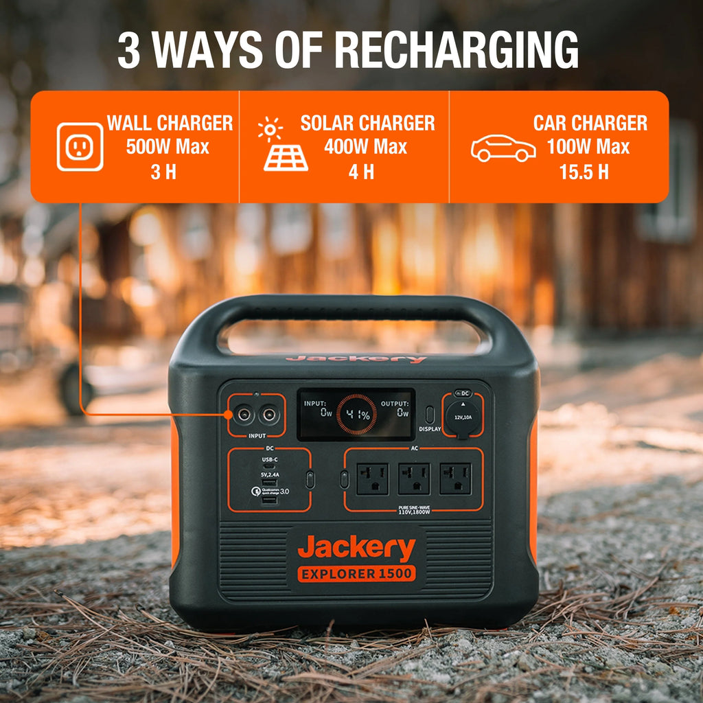Jackery Explorer 1500 Portable Power Station