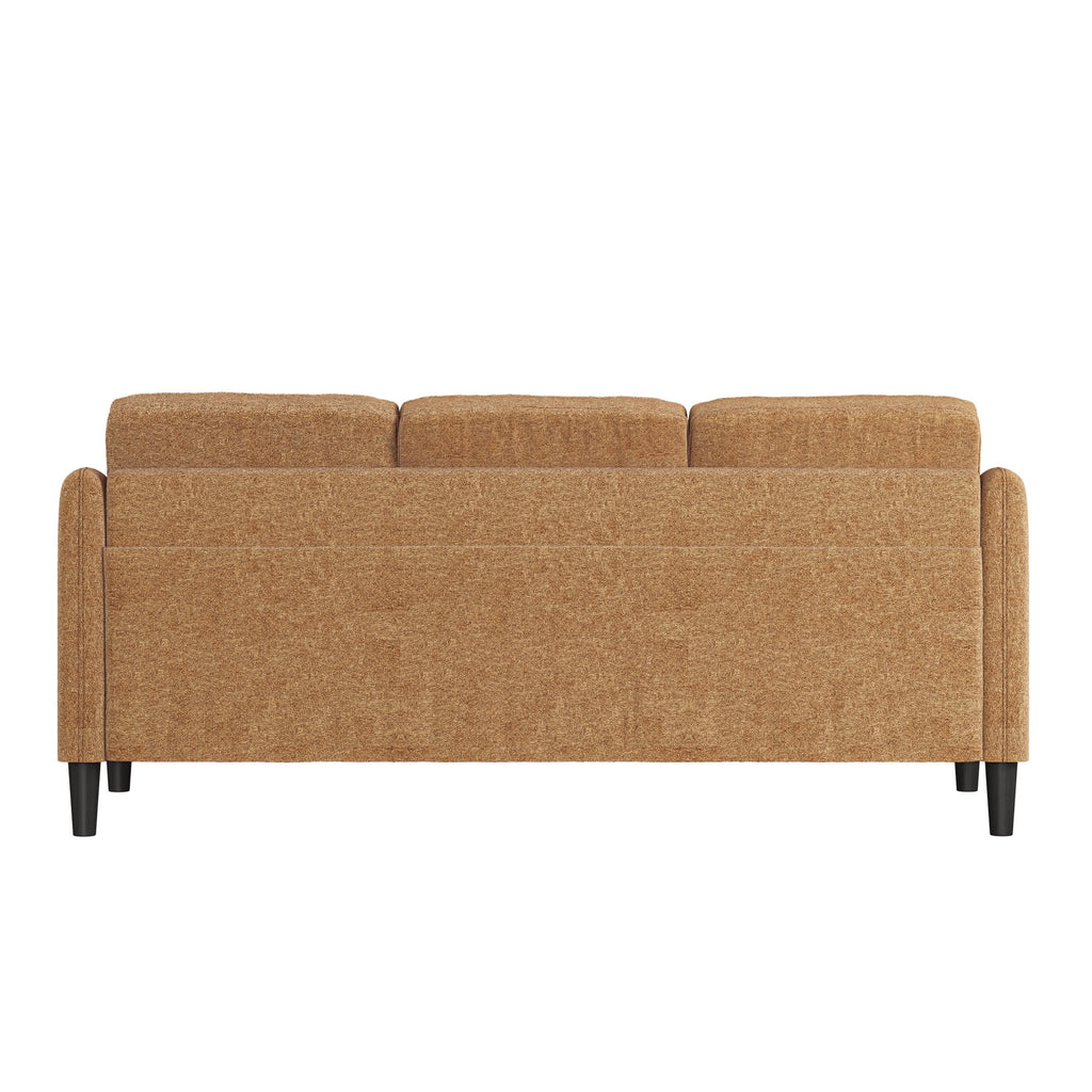 Mainstays Westley Swoop Arm Sofa, Burnt Orange