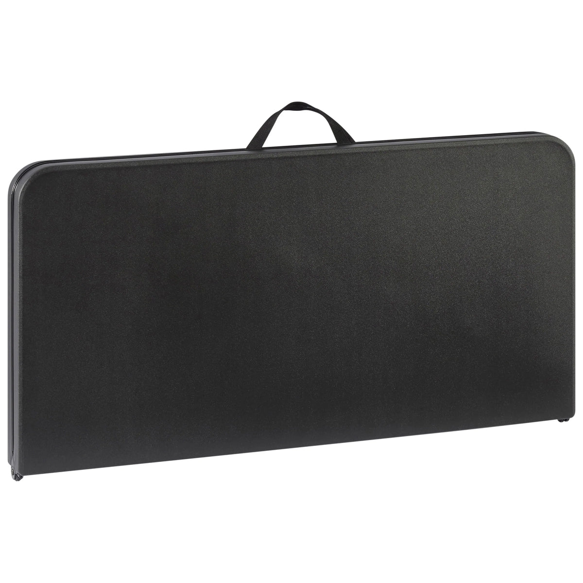 Mainstays 34" Square Resin Fold-in-Half Indoor Outdoor Table, Rich Black