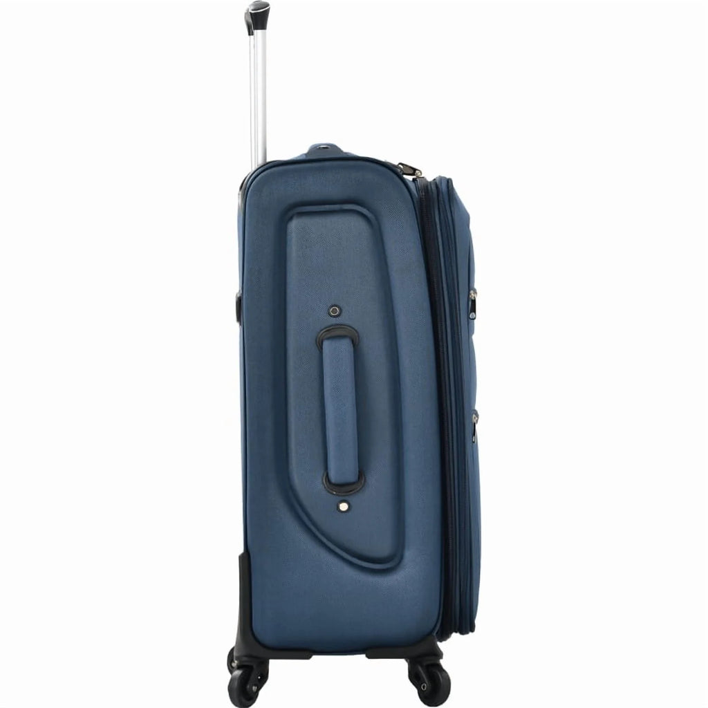 Softside Luggage Expandable 3 Piece Set Suitcase Upright Spinner Softshell Lightweight Luggage Travel Set
