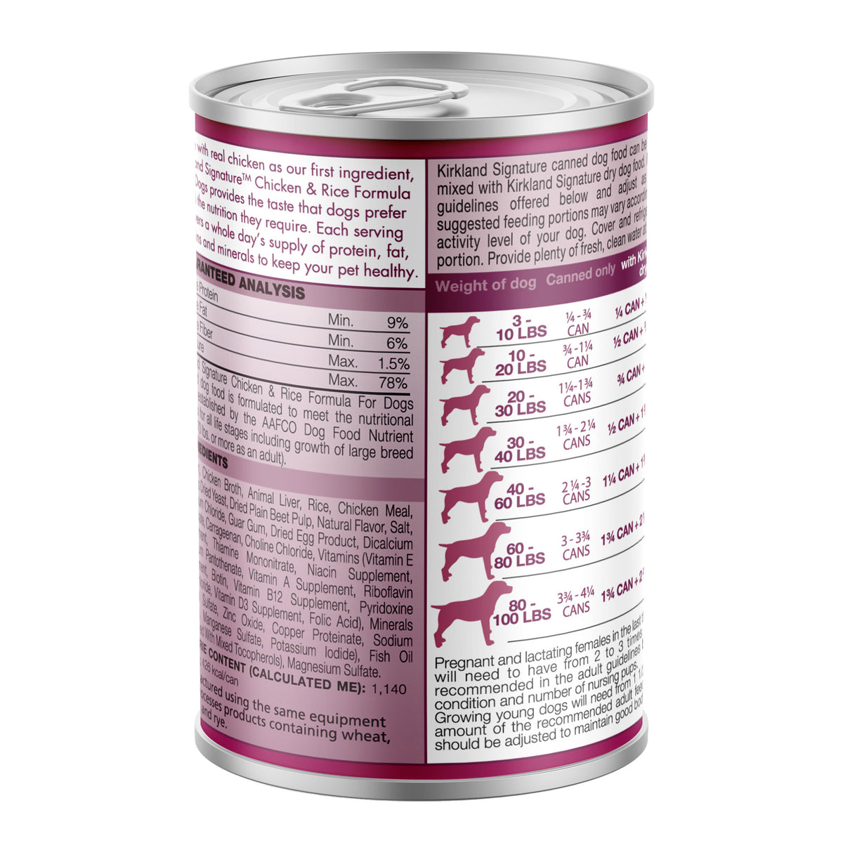 Kirkland Signature Canned Dog Food, 13.2 oz, 24-count