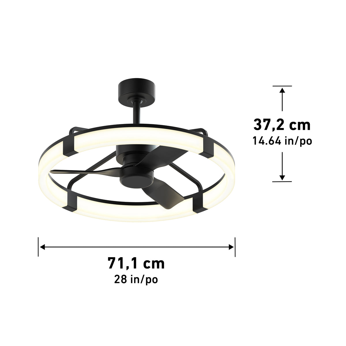 Artika Sunnyvale 28” Fandelier with Remote