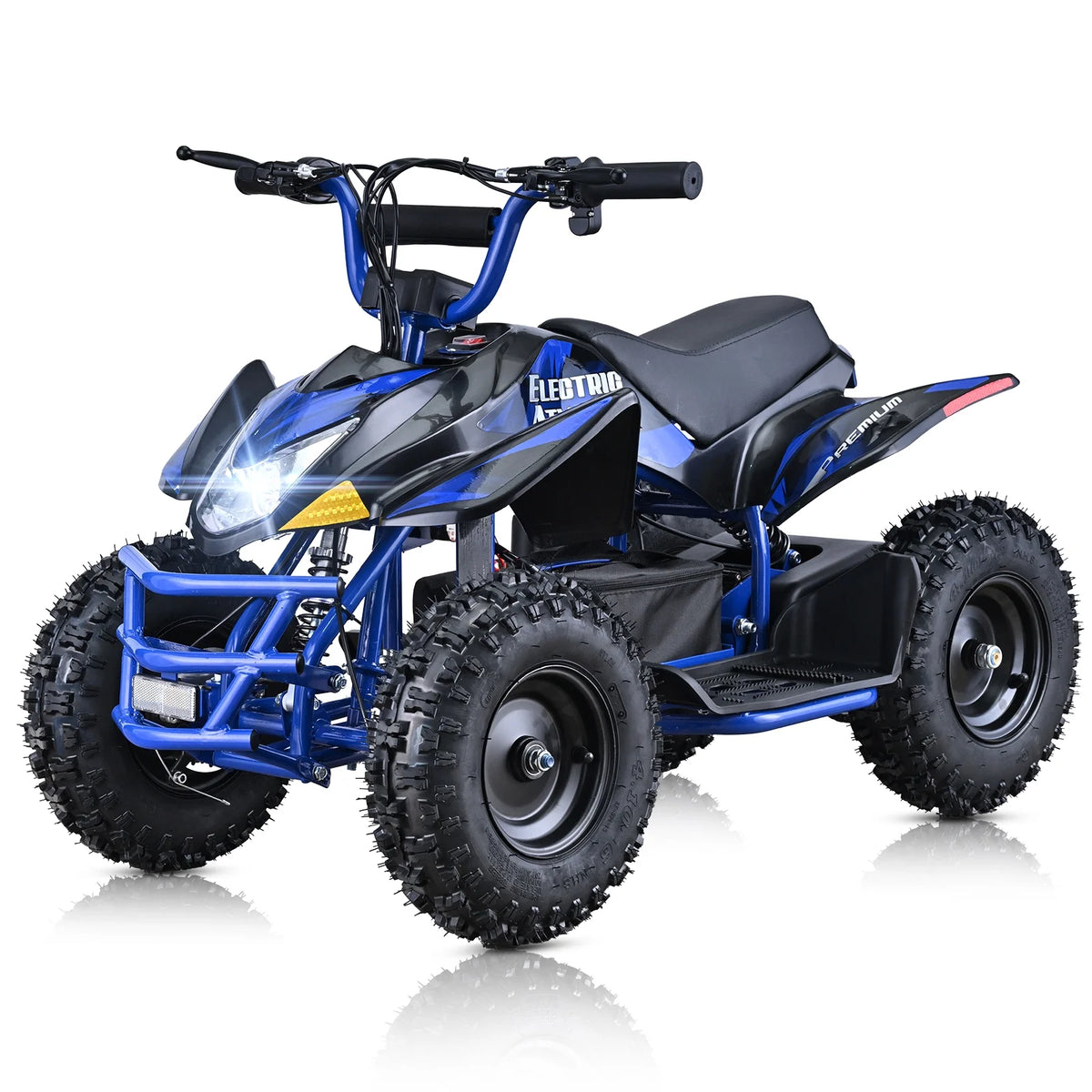 Aoemoe 500W Ride-On Racer �C 15mph Speed, 36V Battery, 45�C60 Min Play, Blue