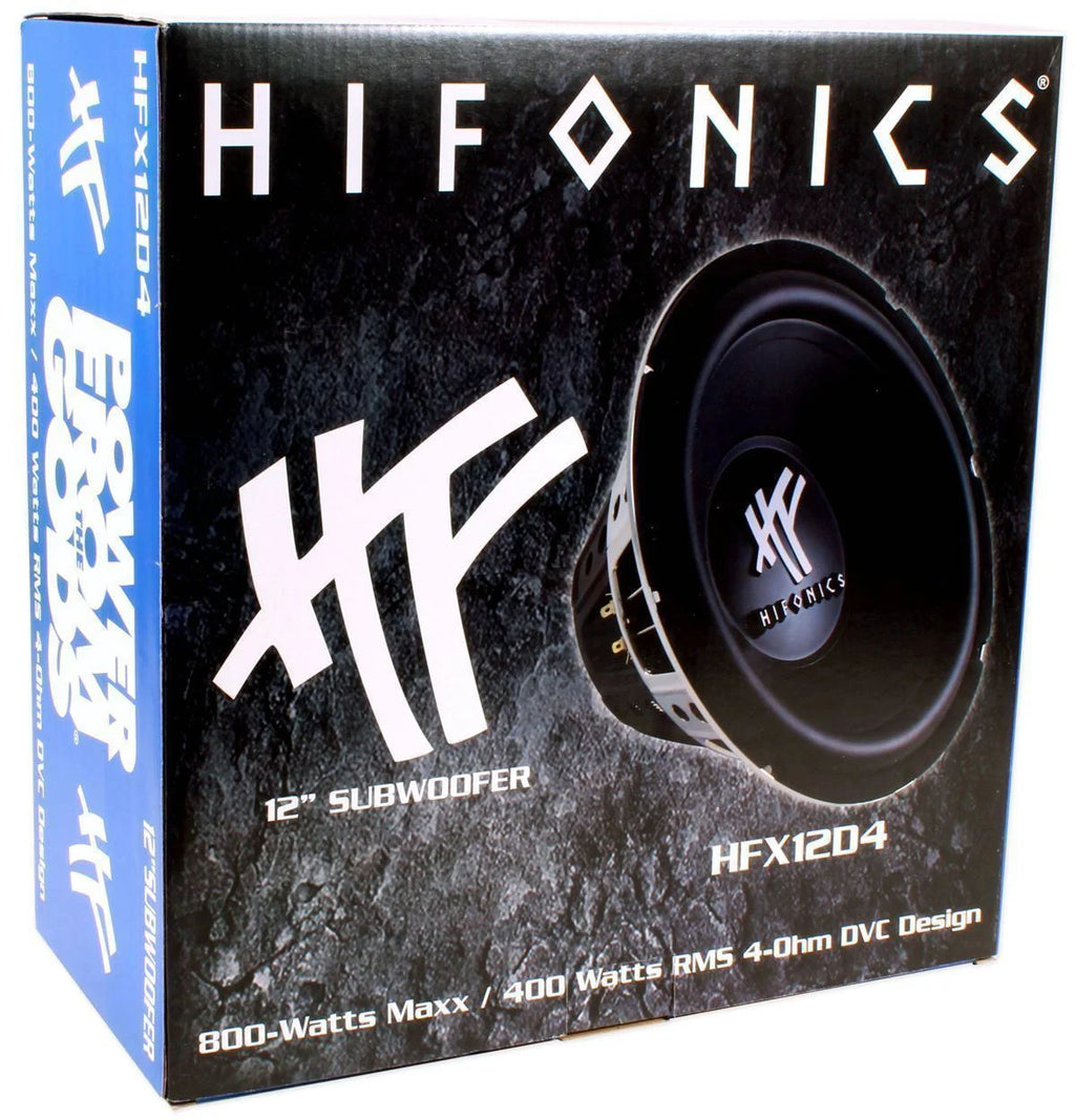 Hifonics 12" Subwoofer+Center Console Sub Box Enclosure For 2007-13 Chevy/GM